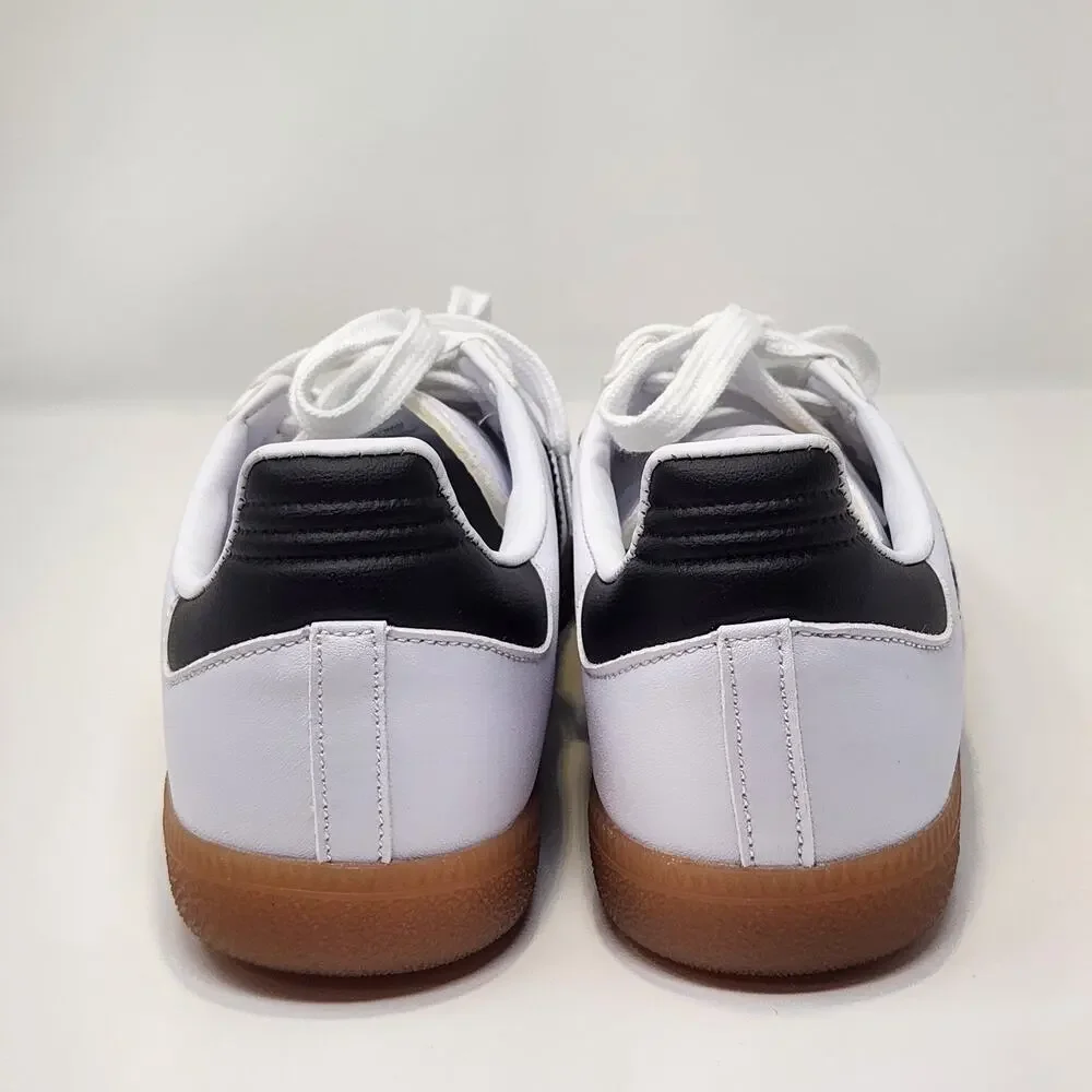 Adidas Samba OG White Black Trainers Sneakers Women Size 9.5 Leather IF0462